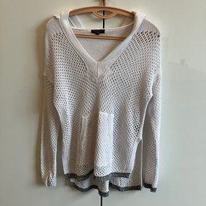 Rag & Bone hoodie vintage white net
